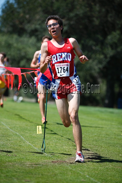 2014StanfordD2Boys-080.JPG - D2 boys race at the Stanford Invitational, September 27, Stanford Golf Course, Stanford, California.